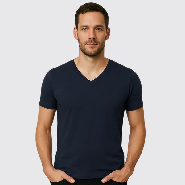 Handra™ V-Neck Tee – Cotton Rich