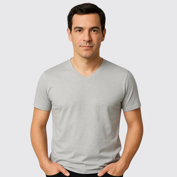 Handra™ V-Neck Tee – Cotton Rich