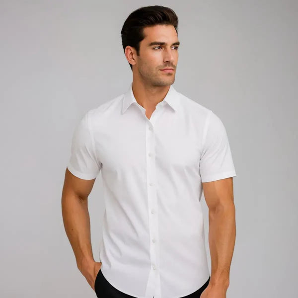 Handra™ Non-Iron Short-Sleeve Shirt – Slim Fit