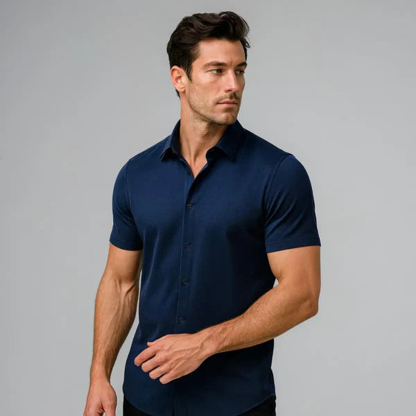 Handra™ Non-Iron Short-Sleeve Shirt – Slim Fit