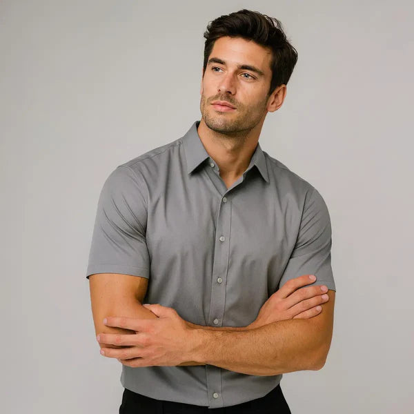 Handra™ Non-Iron Short-Sleeve Shirt – Slim Fit