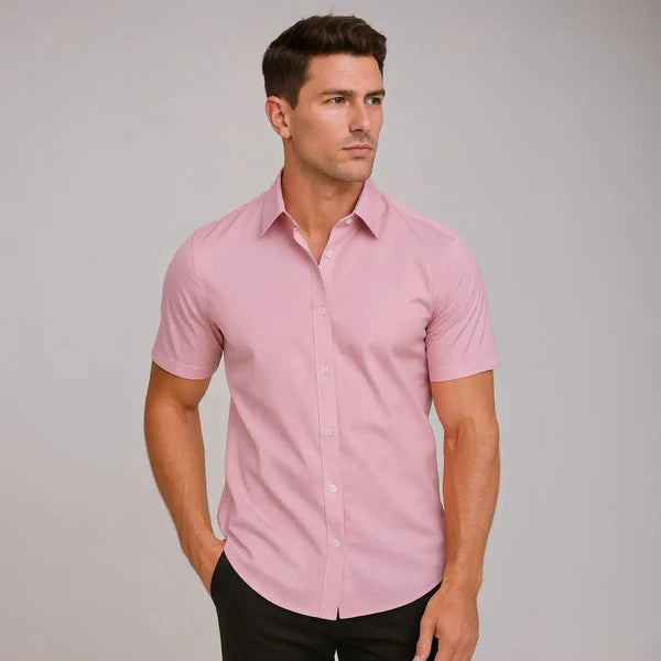 Handra™ Non-Iron Short-Sleeve Shirt – Slim Fit