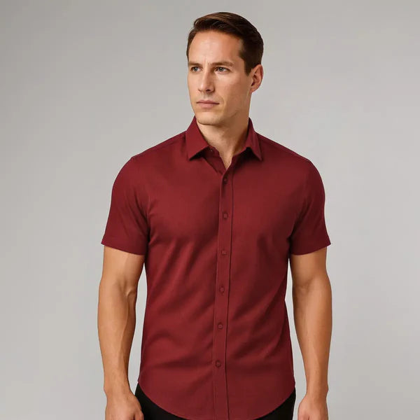 Handra™ Non-Iron Short-Sleeve Shirt – Slim Fit