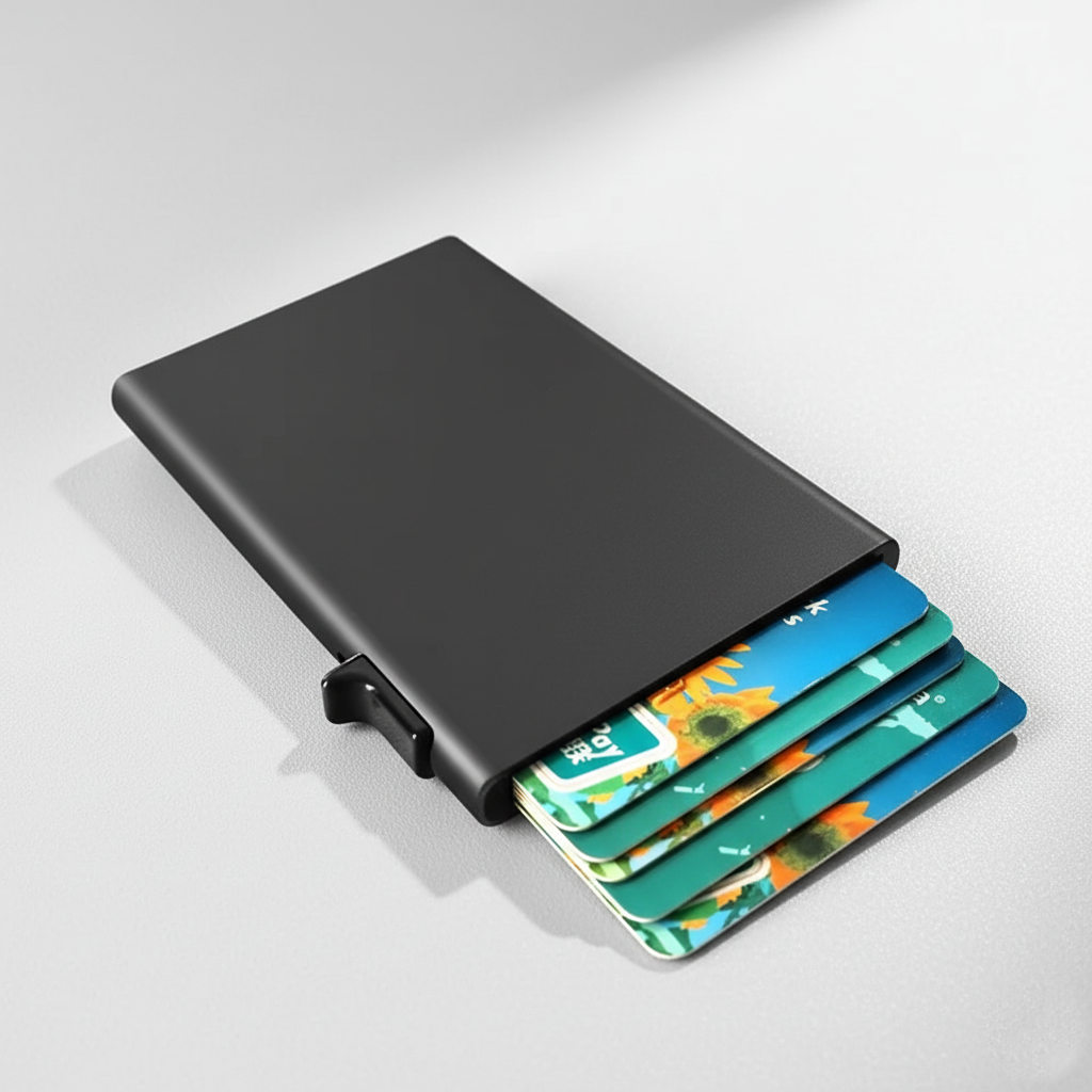 Handra™ RFID Slim Wallet – Minimalist Card Holder