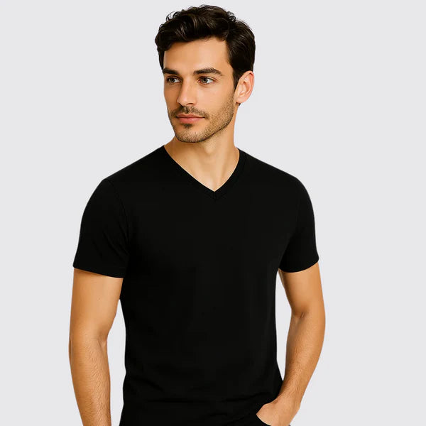 Handra™ V-Neck Tee – Cotton Rich