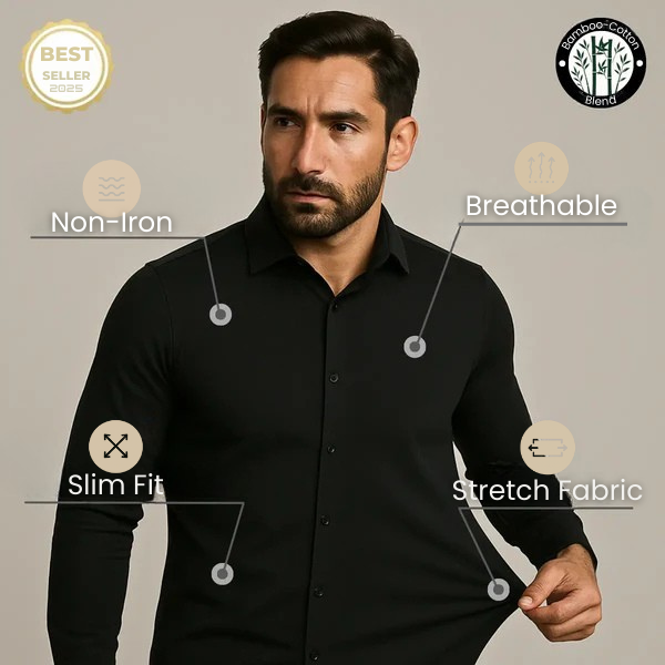 Handra™ Non-Iron Shirt – Slim Fit, Cotton-Rich