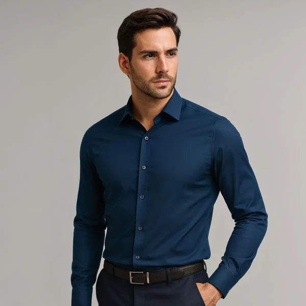Handra™ Non-Iron Shirt – Slim Fit, Cotton-Rich