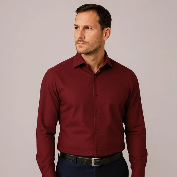 Handra™ Non-Iron Shirt – Slim Fit, Cotton-Rich