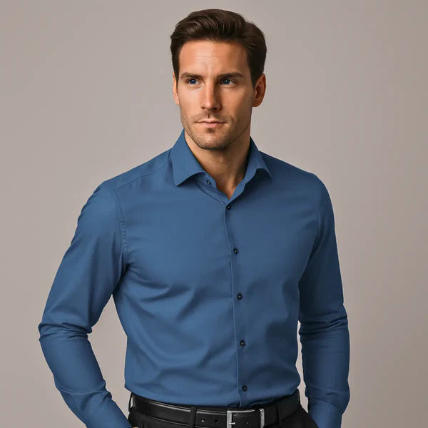 Handra™ Non-Iron Shirt – Slim Fit, Cotton-Rich