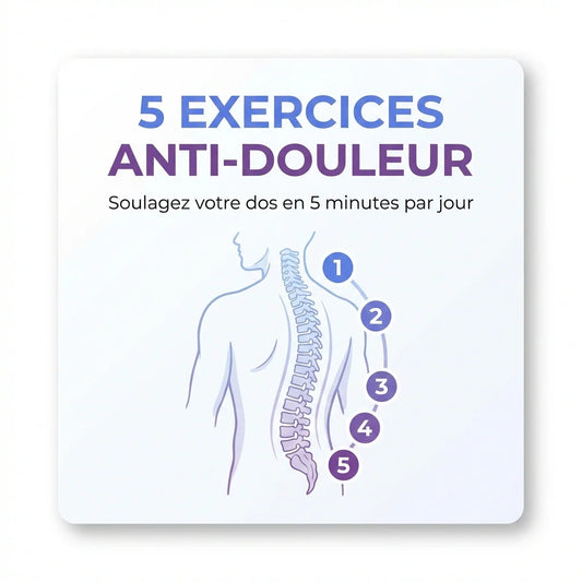 Guide "5 exercices pour soulager votre dos"